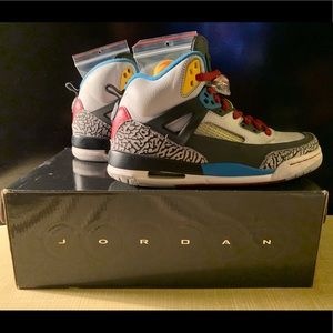 NWT - AIR JORDAN SPIZ'IKE (GS) "BORDEAUX"